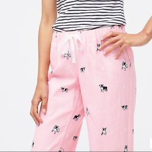 Brand new J. Crew Dog PJ pants